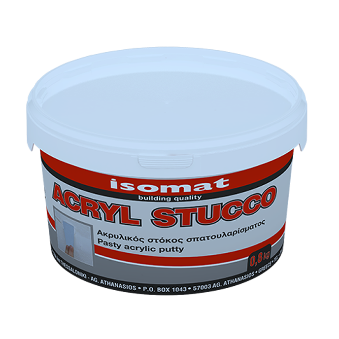 Acrylic Filling Putty - Isomat Acryl Stucco - Can be Tinted